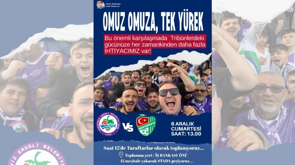 Amasyaspor, Kdz.Ereğliye geliyor...